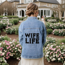 EHEFRAU LIFE BRIDE DENIM JACKET JEANSJACKE