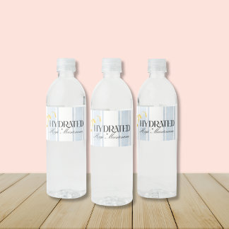 Ehefrau Lotus - Lemon Thema Wasserflasche Wasserflaschenetikett