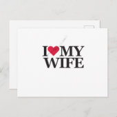 EHEFRAU LOVER POSTKARTE (Vorne/Hinten)