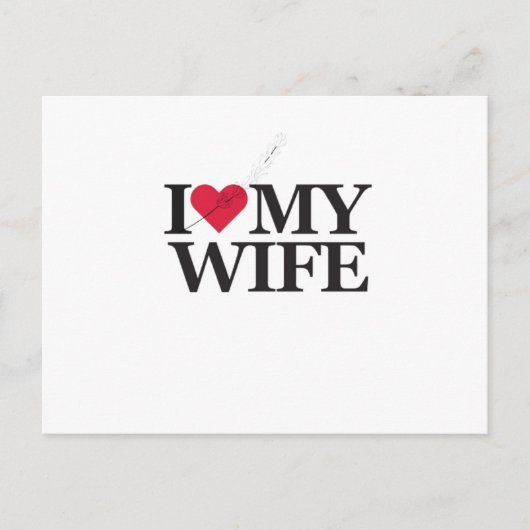 EHEFRAU LOVER POSTKARTE (Vorderseite)