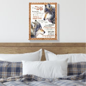Ehefrau Lover| zu meiner Ehefrau I Liebe Sie für i Leinwanddruck (Insitu (Schlafzimmer))
