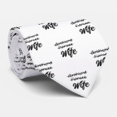 Ehefrau-lustiges Verlobung Weding Party Krawatte (Gerollt)