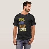 Ehefrau Mama Baker Baker Mutter T-Shirt (Vorne ganz)