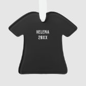 Ehefrau Mama Bingo Legende Retro-Jahrgang Weihnach Ornament (Rückseite)