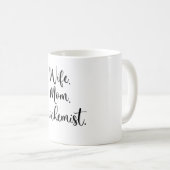 Ehefrau. Mama. Biochemiker. Kaffeetasse (VorderseiteRechts)
