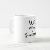 Ehefrau. Mama. Biochemiker. Kaffeetasse (Vorderseite Links)