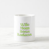 Ehefrau Mama Boss Badass Kaffeetasse (Mittel)