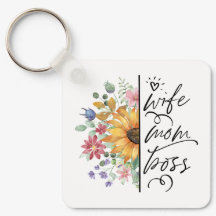 Ehefrau Mama Boss Badass Sonnenblumen Muttertag