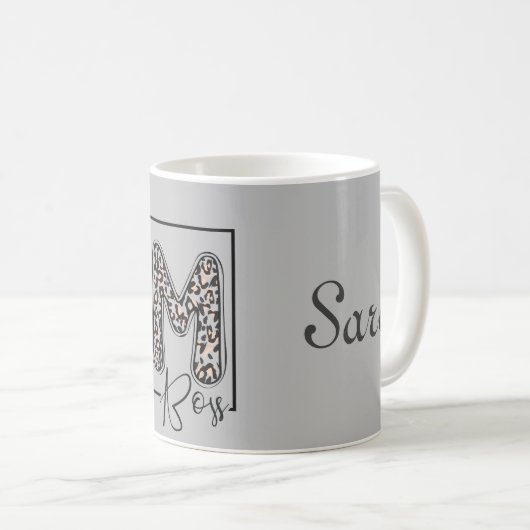 Ehefrau Mama Boss Custom Kaffeetasse (VorderseiteRechts)