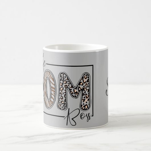 Ehefrau Mama Boss Custom Kaffeetasse (Mittel)