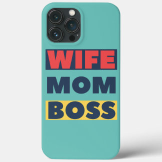 Ehefrau Mama Boss Funny Mother Day Design Case-Mate iPhone Hülle