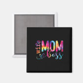 Ehefrau Mama Boss Funny Mütters Day Magnet (Vorderseite/Rückseite)