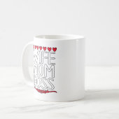 Ehefrau, Mama, Boss Kaffeetasse (Vorderseite Links)