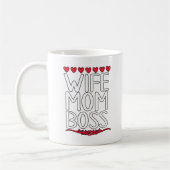 Ehefrau, Mama, Boss Kaffeetasse (Links)