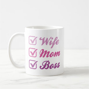 Ehefrau Mama Boss Kaffeetasse