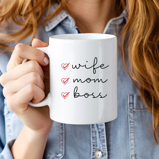 Ehefrau Mama Boss Kaffeetasse