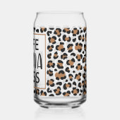 Ehefrau Mama Boss Leopard Print Dosenglas (Rückseite)