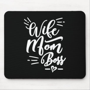 Ehefrau Mama Boss Mousepad