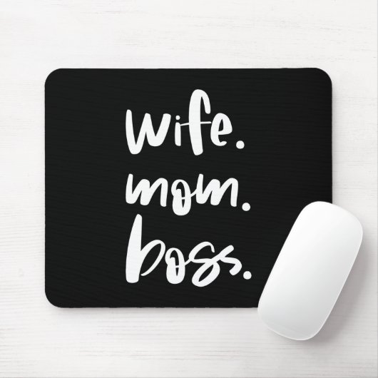 Ehefrau Mama Boss Mousepad (Mit Mouse)