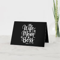 Ehefrau Mama Boss Niedliches Muttertagsgeschenk