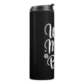 Ehefrau Mama Boss Niedliches Muttertagsgeschenk Thermosbecher (Nach links gedreht)