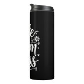 Ehefrau Mama Boss Niedliches Muttertagsgeschenk Thermosbecher (Nach rechts gedreht)