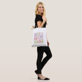 Ehefrau Mama Boss Retro Script Groovy Mutter Tag Tasche (Am Model)