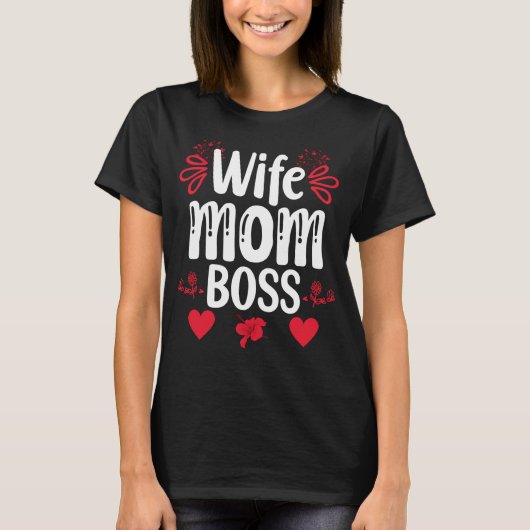 EHEFRAU MAMA BOSS T-Shirt (Vorderseite)