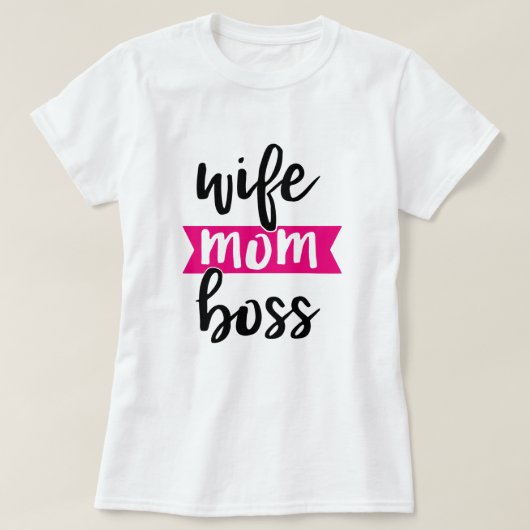 EHEFRAU MAMA BOSS T-Shirt (Design vorne)