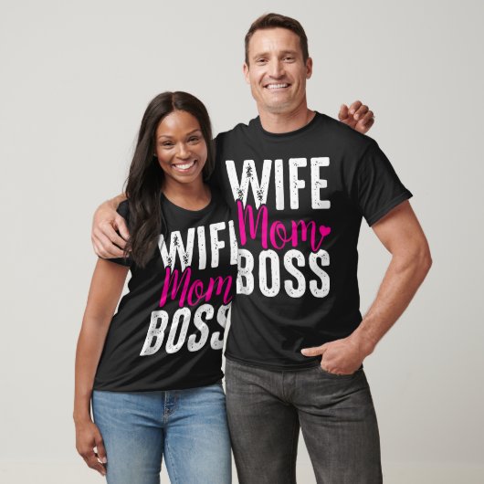 Ehefrau Mama Boss T-Shirt (Unisex)