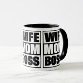 Ehefrau - Mama - Boss Tasse (VorderseiteRechts)