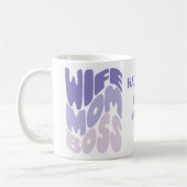 Ehefrau, Mama, Bossbrauch Kaffeetasse (Links)