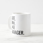 Ehefrau Mama Case Manager Kaffeetasse (Vorderseite Links)