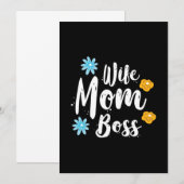 Ehefrau-Mama-Chef Einladung (Vorne/Hinten)