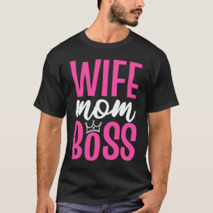 Ehefrau Mama Chef Internationaler Frauentag T-Shirt