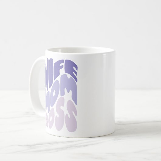 Ehefrau, Mama, Chef Kaffeetasse (Vorderseite Links)