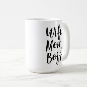 Ehefrau-Mama-Chef Kaffeetasse (VorderseiteRechts)