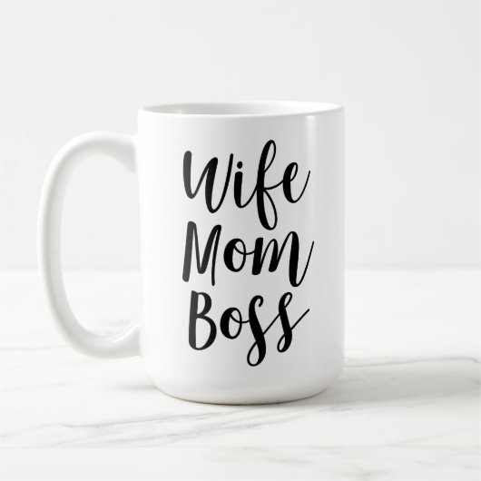 Ehefrau-Mama-Chef Kaffeetasse (Links)