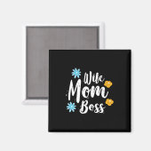 Ehefrau-Mama-Chef Magnet (Vorderseite/Rückseite)