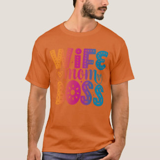Ehefrau Mama Chef Muttertag Mädchen T-Shirt