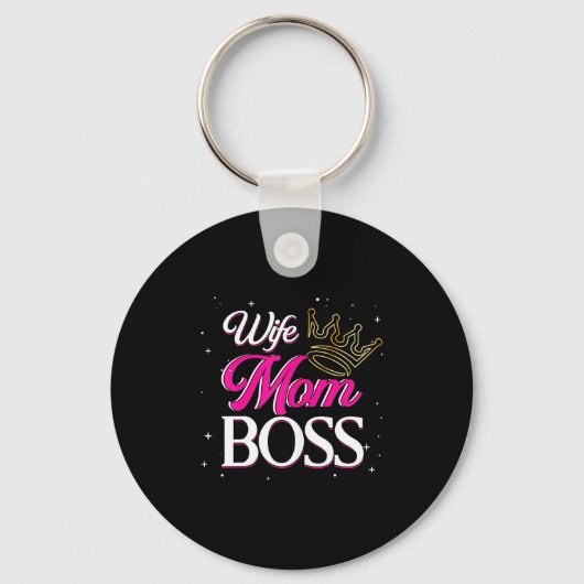 Ehefrau Mama Chef _ Mutti Mama _ Muttertag Schlüsselanhänger (Vorderseite)