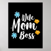 Ehefrau-Mama-Chef Poster (Vorne)