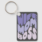 Ehefrau, Mama, Chef Schlüsselanhänger (Vorderseite)