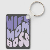 Ehefrau, Mama, Chef Schlüsselanhänger (Rückseite)