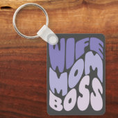 Ehefrau, Mama, Chef Schlüsselanhänger (Vorderseite)