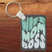 Ehefrau, Mama, Chef Schlüsselanhänger (Vorderseite)