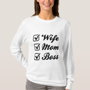 Ehefrau Mama Chef T-Shirt