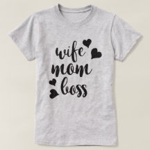 Ehefrau Mama Chef T - Shirt der Frauen