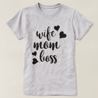 Ehefrau Mama Chef T - Shirt der Frauen
