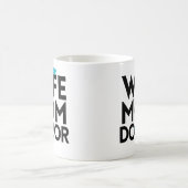 Ehefrau-Mama-Doktor Doctorate Graduation Coffee Kaffeetasse (Mittel)